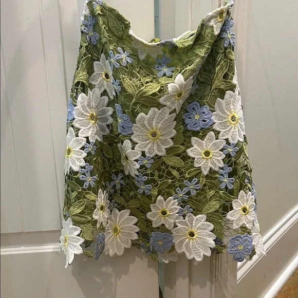 Vici Green Floral Lace floral set - Picture 2 of 5